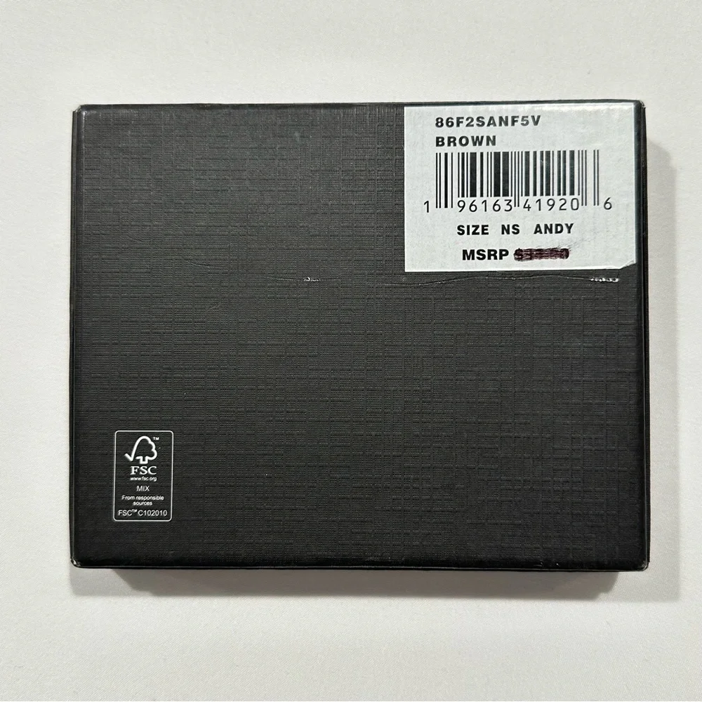 Michael Kors Men’s Brown Andy Slim Billfold Wallet